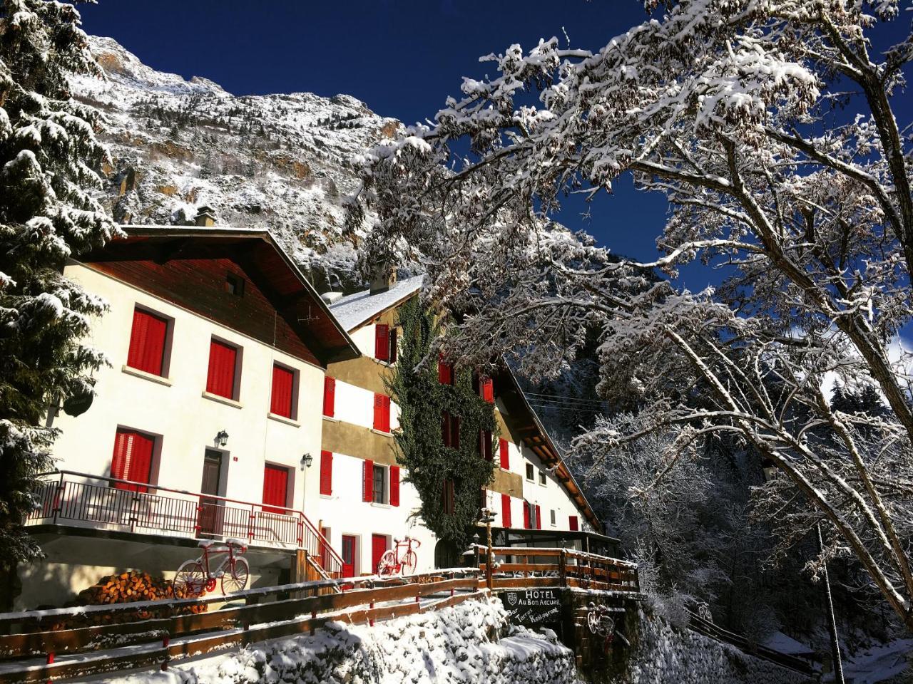 Hotel Au Bon Accueil Les Deux Alpes Dış mekan fotoğraf